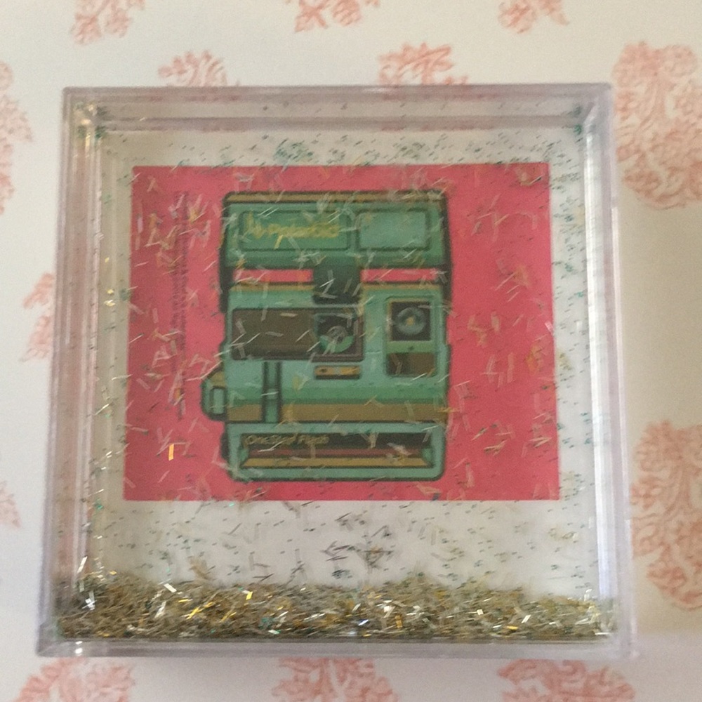 Polaroid Lucite Glittering Changeable Frame